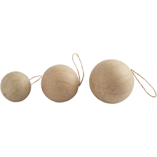Weihnachtskugeln, D 4+5+6 cm, 6 Stk/ 1 Pck – Bild 3