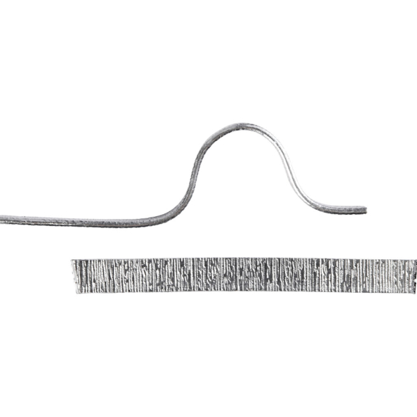 Aluminiumdraht, flach, B 3,5 mm, Dicke 0,5 mm, Silber, 4,5 m/ 1 Rolle – Bild 4