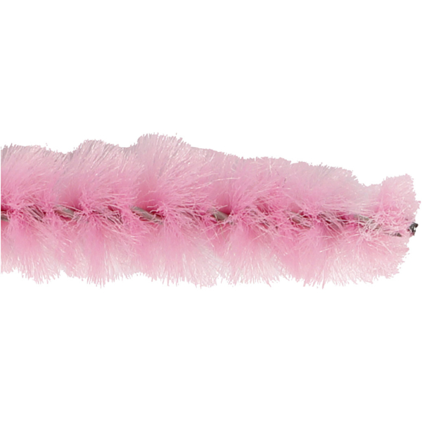 Pfeifenreiniger, L 30 cm, Dicke 9 mm, Pink, 25 Stk/ 1 Pck – Bild 3