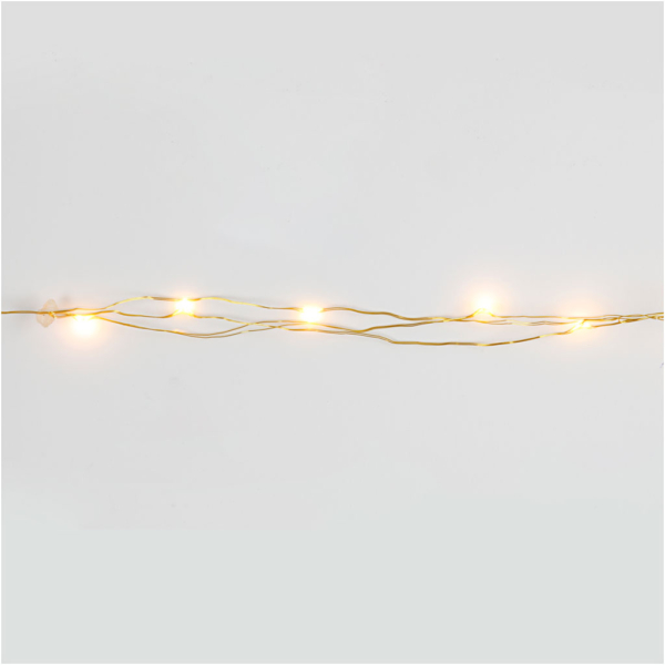LED Lichterkette, L 3,15 m, Gold, 1 Stk – Bild 6