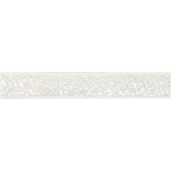 Zierband, B 10 mm, Weiß, 5 m/ 1 Rolle
