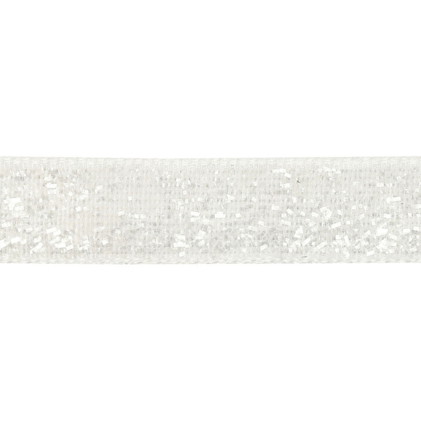 Zierband, B 10 mm, Weiß, 5 m/ 1 Rolle – Bild 3