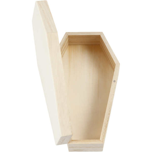 Holzsarg mit Magnetschloss, H 4 cm, L 18 cm, B 10 cm, 1 Stk – Bild 4