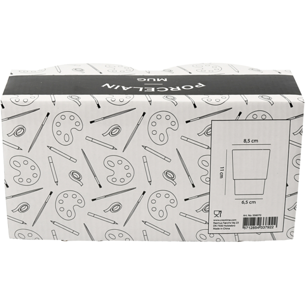 Becher, H 11 cm, D 8,5 cm, Weiß, 2 Stk/ 1 Pck – Bild 3