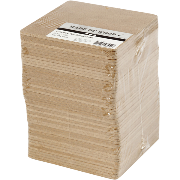 Untersetzer, Größe 10x10 cm, Dicke 3 mm, 50 Stk/ 1 Pck – Bild 4