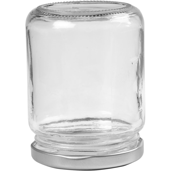 Aufbewahrungsglas, H 9,1 cm, D 6,8 cm, 240 ml, Transparent, 12 Stk/ 1 Box – Bild 2