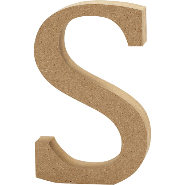 Buchstabe, S, H 8 cm, Dicke 1,5 cm, 1 Stk – Bild 2