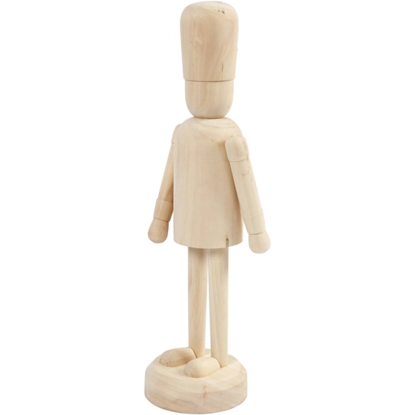 Holzfigur, H 45 cm, 1 Stk – Bild 2