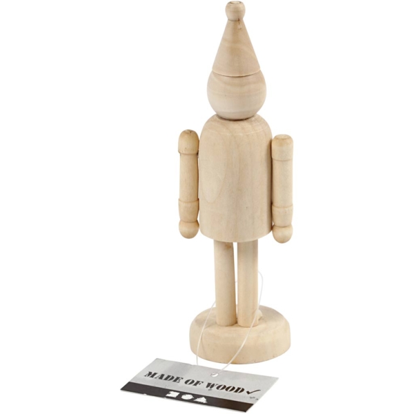 Holzfigur, H 13 cm, 1 Stk – Bild 2