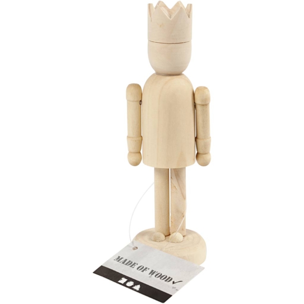 Holzfigur, H 13 cm, 1 Stk – Bild 2