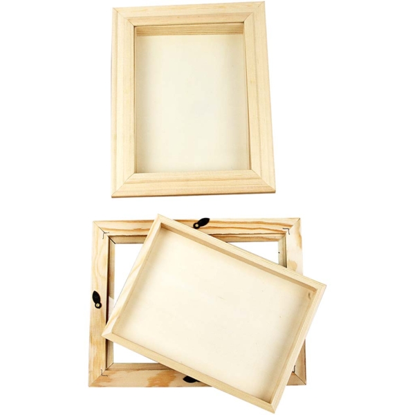 3D-Rahmen mit Glas, T 2,5 cm, Größe 18,2x23,2 cm, 1 Stk – Bild 2