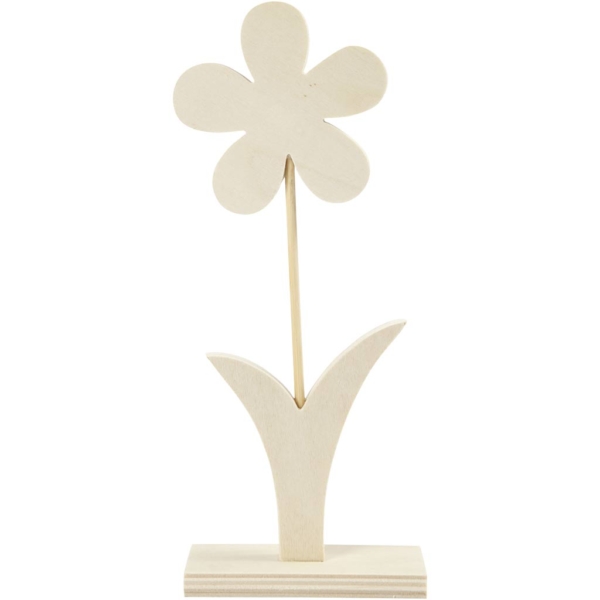 Blume, H 23 cm, B 9,5 cm, 1 Stk