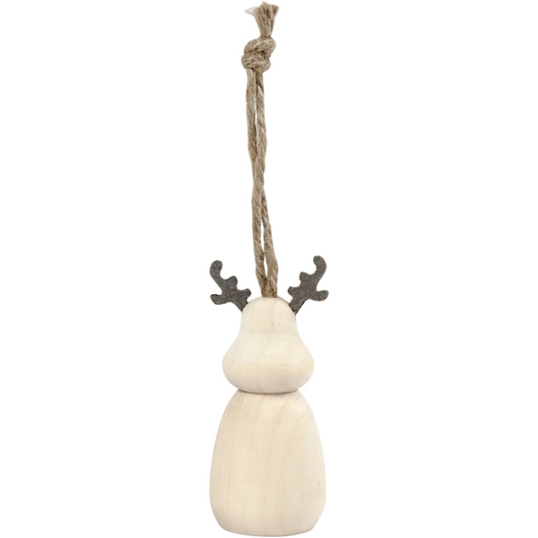 Rentier, H 7 cm, D 3 cm, 1 Stk
