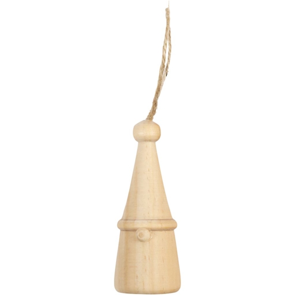 Skandinavischer Weihnachtszwerg, H 6 cm, D 2,5 cm, 1 Stk – Bild 2