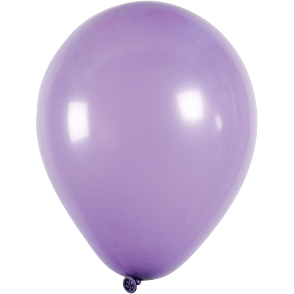 Ballons, rund, D 23 cm, Flieder, 10 Stk/ 1 Pck – Bild 3