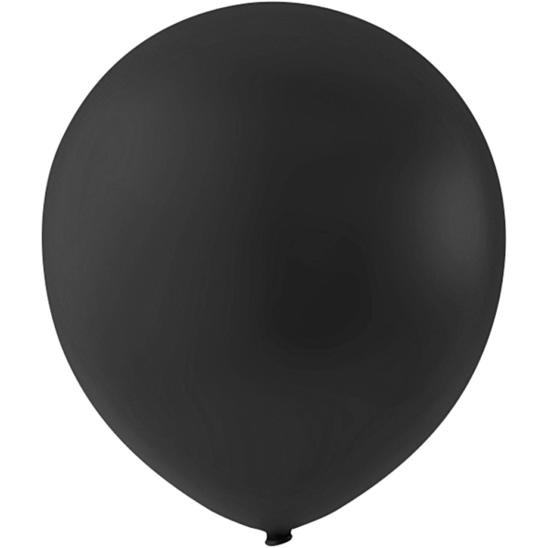 Ballons, D 23 cm, Schwarz, 10 Stk/ 1 Pck – Bild 3