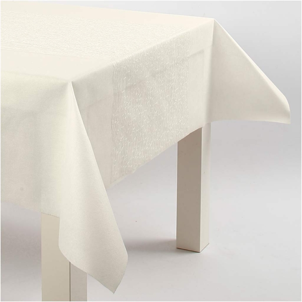 Tischläufer, B 30 cm, Naturweiß, 10 m/ 1 Rolle – Bild 2