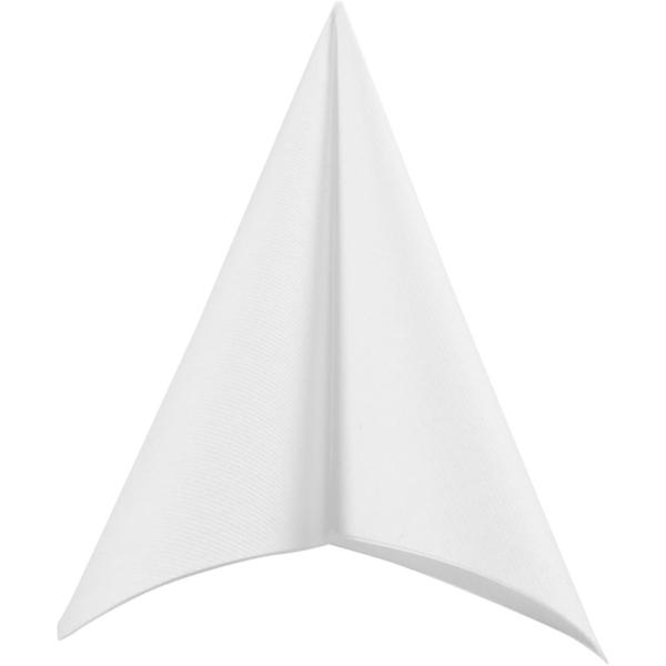Servietten, Größe 40x40 cm, 60 g, Weiß, 20 Stk/ 1 Pck – Bild 2