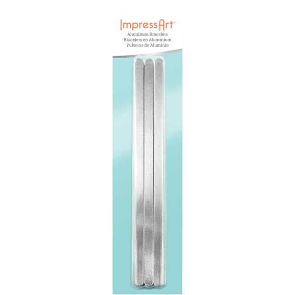Metallbänder, L 15,2 cm, B 6 mm, Dicke 1,6 mm, Aluminium, 12 Stk/ 1 Pck – Bild 2
