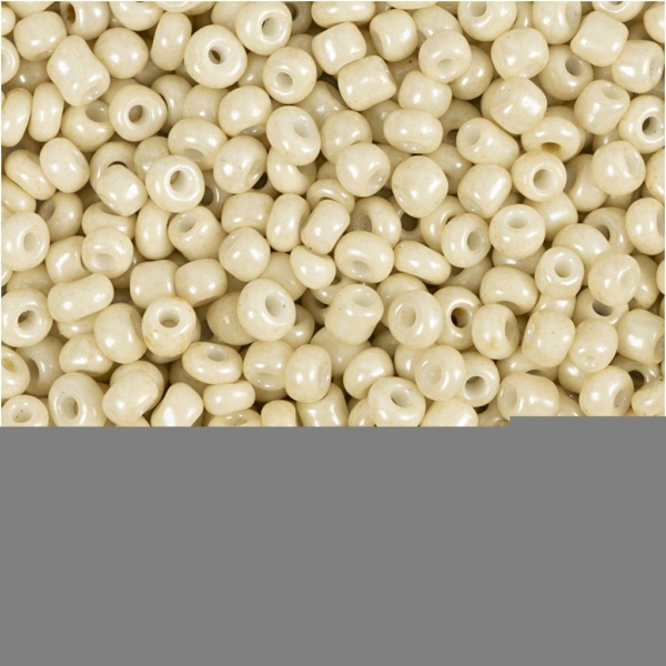 Rocailleperlen, D 3 mm, Größe 8/0 , Lochgröße 0,6-1,0 mm, Perlmutt, 25 g/ 1 Pck – Bild 2