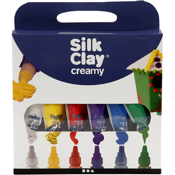 Silk Clay® Creamy , Standard-Farben, 6x35 ml/ 1 Set – Bild 2
