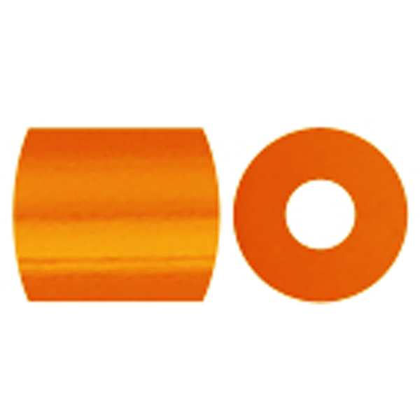 Bügelperlen, Größe 5x5 mm, Lochgröße 2,5 mm, medium, Orange (32233), 6000 Stk/ 1 Pck – Bild 4
