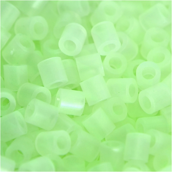 Bügelperlen, Größe 5x5 mm, Lochgröße 2,5 mm, medium, Fluoreszierend  , 6000 sort./ 1 Pck – Bild 3
