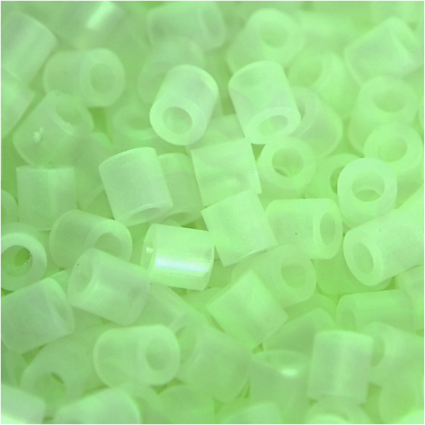 Bügelperlen, Größe 5x5 mm, Lochgröße 2,5 mm, medium, Fluoreszierend  , 6000 sort./ 1 Pck – Bild 4