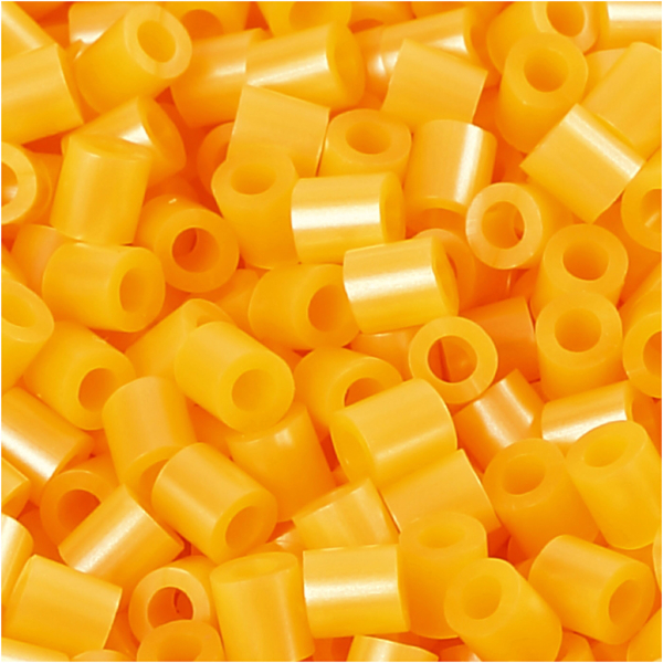 Fotoperlen, Größe 5x5 mm, Lochgröße 2,5 mm, medium, Aprikose (29), 6000 Stk/ 1 Pck – Bild 3