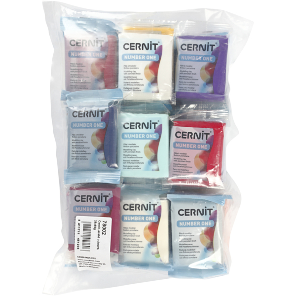 Cernit, Inhalt kann variieren , Sortierte Farben, 25x56 g/ 1 Pck – Bild 2