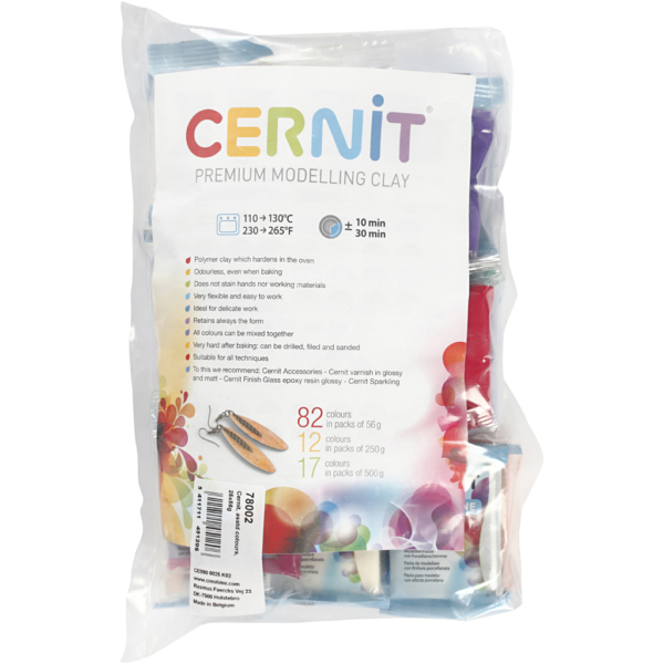 Cernit, Inhalt kann variieren , Sortierte Farben, 25x56 g/ 1 Pck – Bild 3