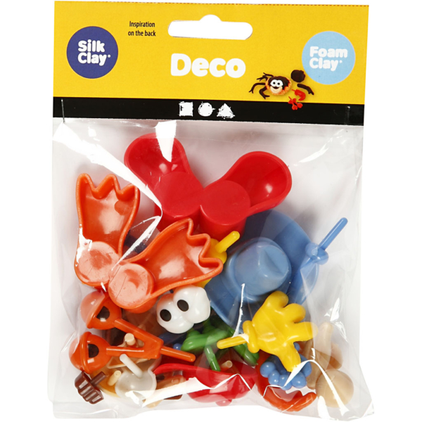 Körperteile, Größe 0,8-6,8 cm, Sortierte Farben, 26 Stk/ 1 Pck – Bild 2