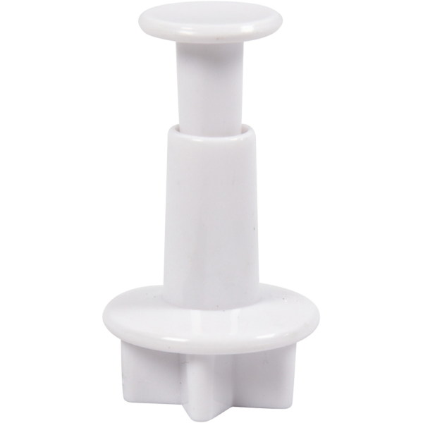 Ausstecher mit Stempelgriff, Stern, D 2,1+2,3+2,6 cm, Weiß, 3 Stk/ 1 Pck – Bild 4