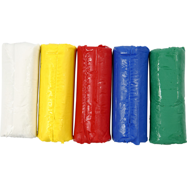 Soft Clay Knetmasse, H 9,5 cm, Sortierte Farben, 400 g/ 1 Eimer