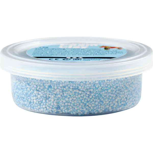 Foam Clay® , Glitter, Hellblau, 35 g/ 1 Dose – Bild 2