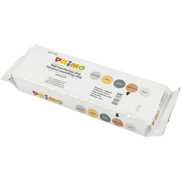 Selbsthärtender Ton, Terrakotta, 1000 g/ 1 Pck