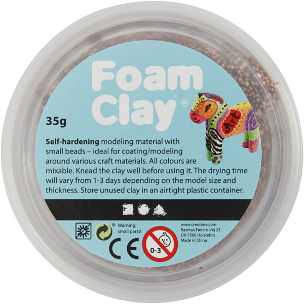 Foam Clay® , Braun, 35 g/ 1 Dose – Bild 4