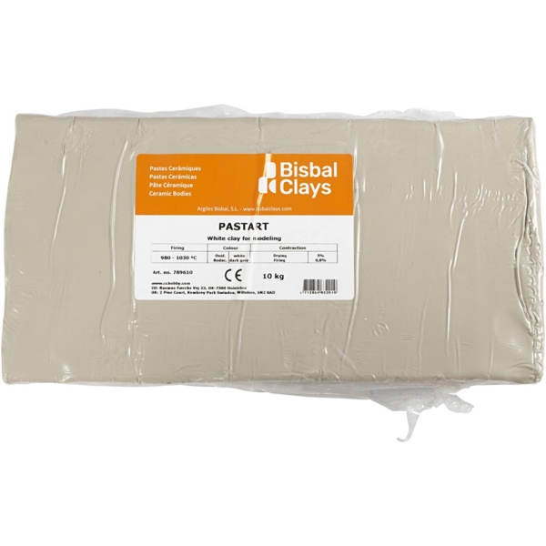 Weißer Ton, 10 kg/ 1 Pck – Bild 2