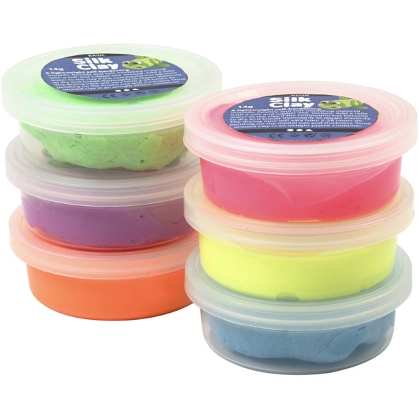 Silk Clay®, Neonfarben, 6x14 g/ 1 Pck – Bild 9