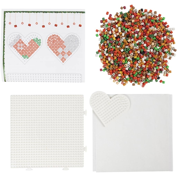 Kreativ Set NABBI BioBeads, Weihnachtsmann, Weihnachtsbaum, Strumpf, Herz und Rentier, 1 Pck – Bild 4