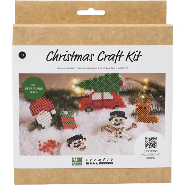 Kreativ Set NABBI BioBeads, Weihnachtsauto, Rentier, Schneemann, Wichtel und Geschenk, 1 Pck – Bild 2