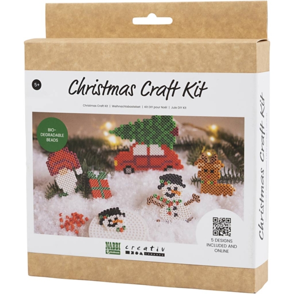 Kreativ Set NABBI BioBeads, Weihnachtsauto, Rentier, Schneemann, Wichtel und Geschenk, 1 Pck – Bild 3