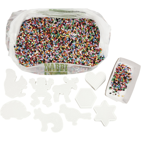 NABBI BioBeads Schulset, Größe 5x5 mm, medium, Standard-Farben, 1 Set – Bild 4