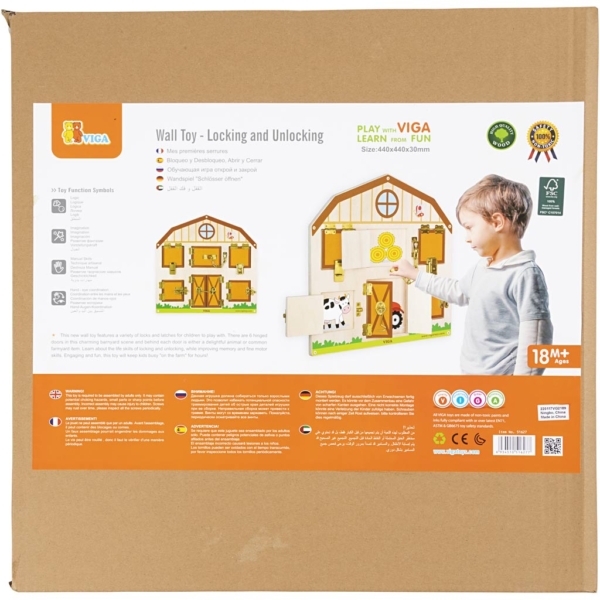 VIGA Hausschließ-Set, Größe 44x44 cm, 1 Stk – Bild 2