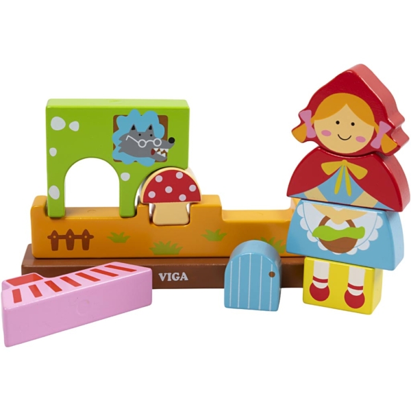 VIGA Magnetisches 3D-Puzzle, Größe 20 cm, 1 Set