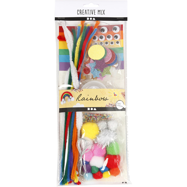 Kreativ Sortiment, Regenbogen, 1 Pck – Bild 2