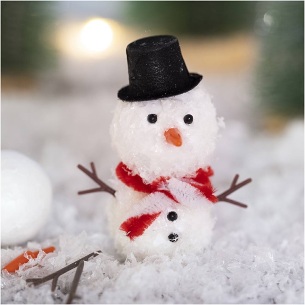 Mini Kreativ Set Wichteltür, Schneemann, 1 Pck – Bild 3