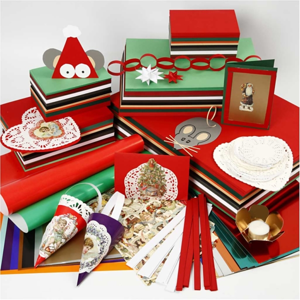Riesen-Weihnachtsbastel-Paket, Sortierte Farben, 1 Set – Bild 3