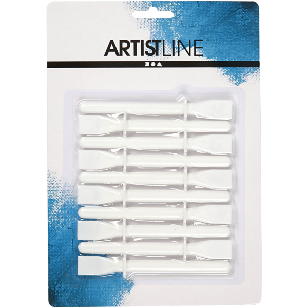 Kunststoffspachtel, L 11,5 cm, B 15 mm, Weiß, 10 Stk/ 1 Pck – Bild 3