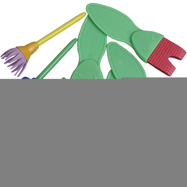 Moosgummi-Strukturpinsel, L 11-13 cm, B 30-45 mm, 24 Stk/ 1 Pck – Bild 3